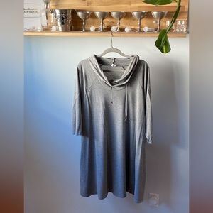 Lightweight Grey Tunic Dress with pockets size 1X